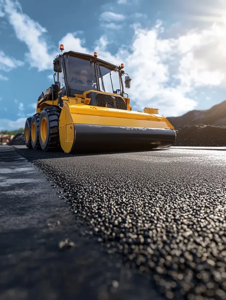 nnovative asphalt paving using recycled and porous asphalt.